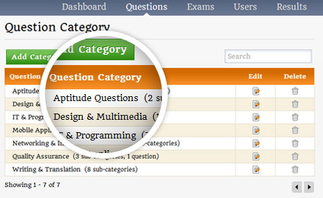 question categories